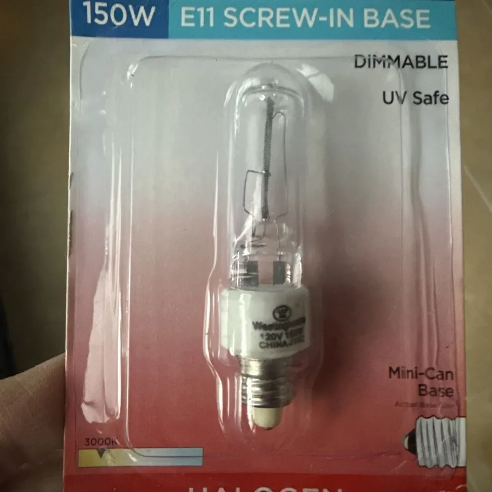 13 Westinghouse 150W Halogen E11 Mini-Can Bulbs 3000K Dimmable